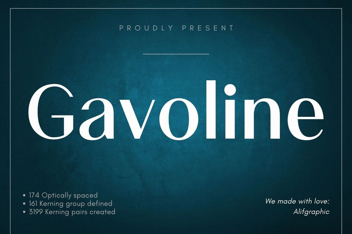Шрифт Gavoline