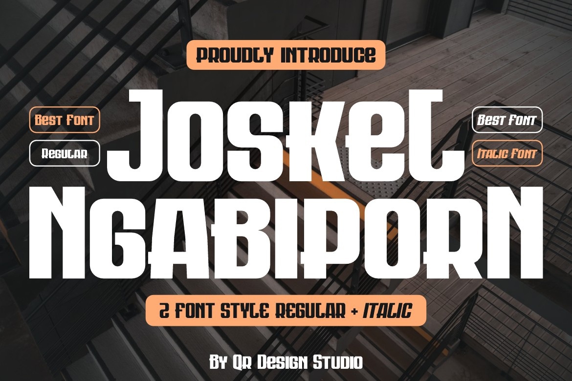 Шрифт Joskel Ngabiporn