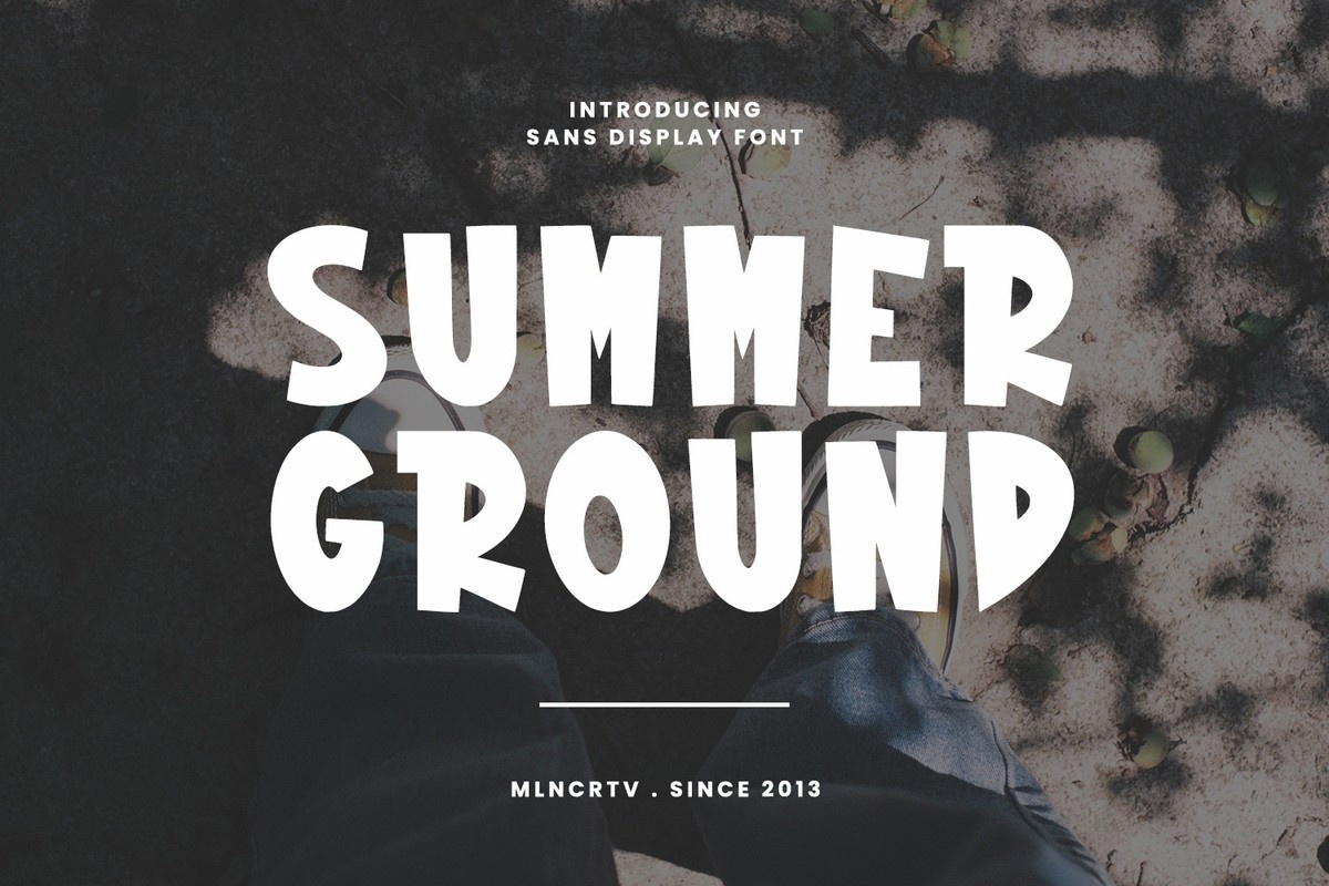 Шрифт Summer Ground