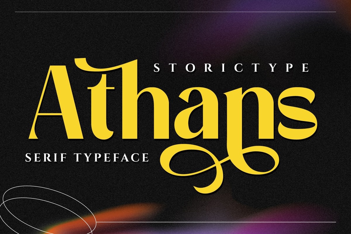Шрифт Athans