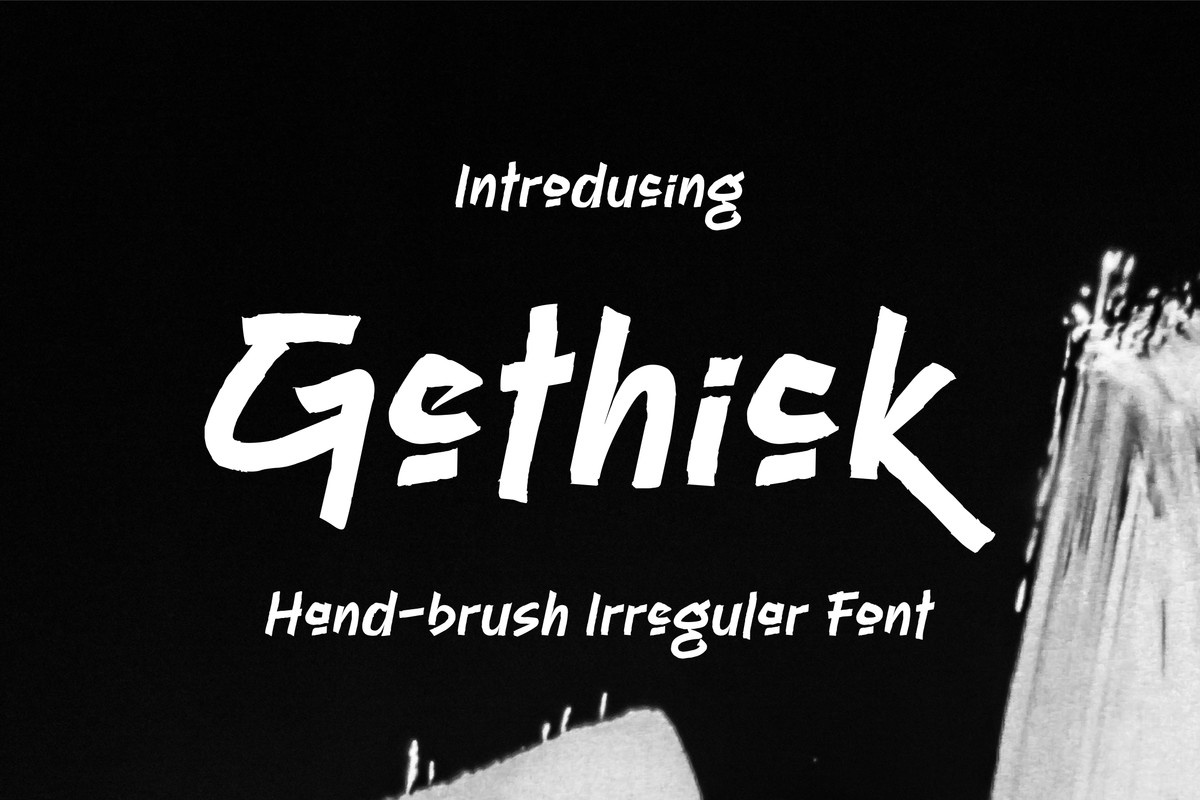 Шрифт Gethick