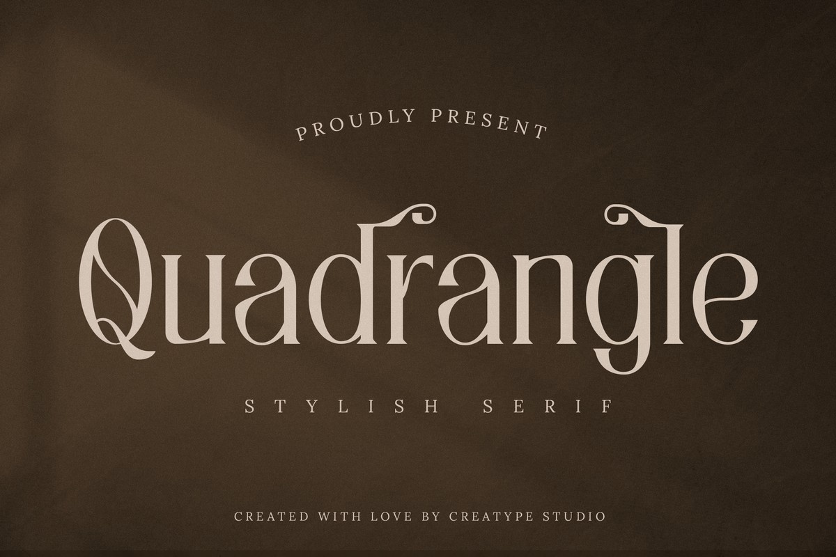Шрифт Quadrangle