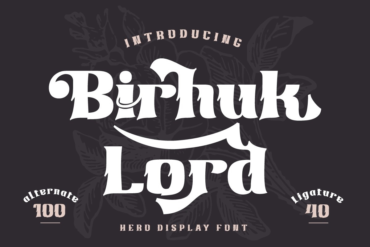 Шрифт Birhuk Lord