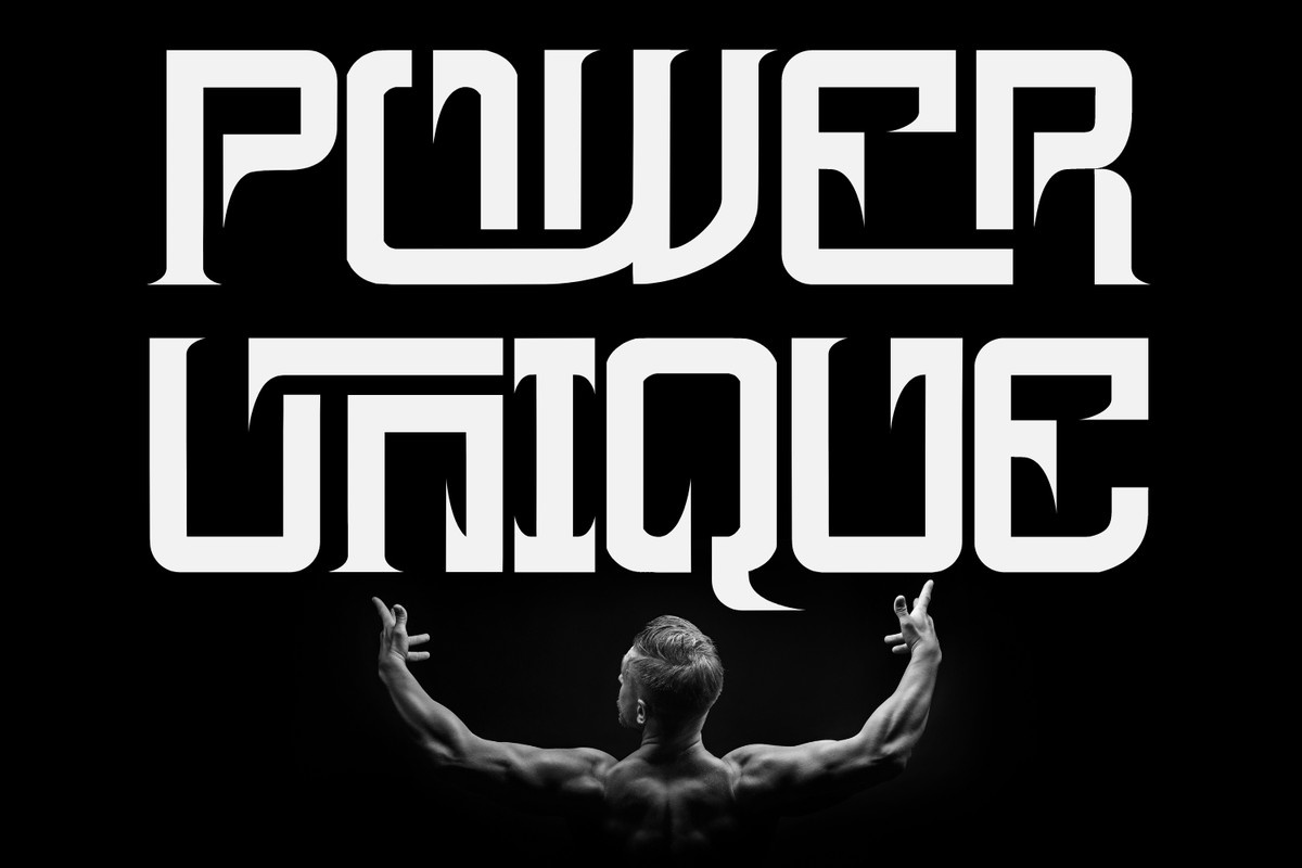 Шрифт Power Unique