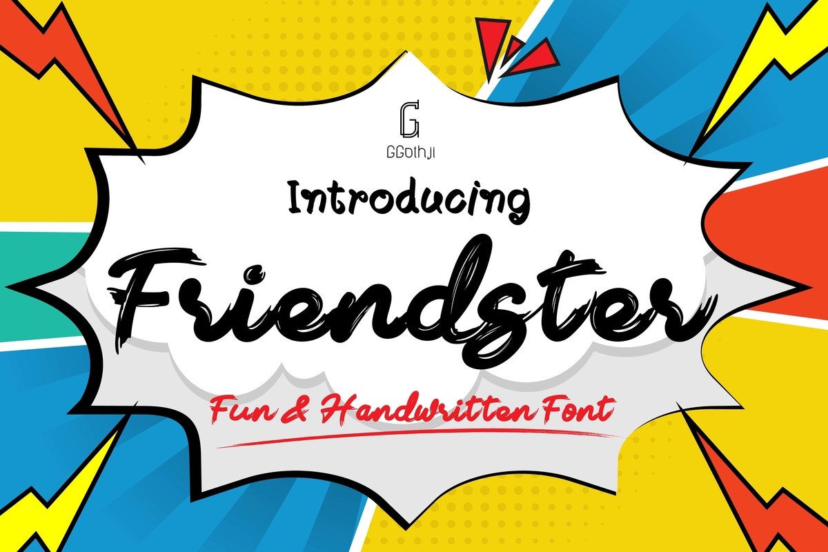 Шрифт Friendster