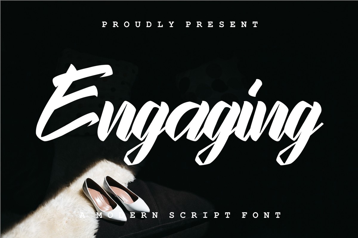 Шрифт Engaging