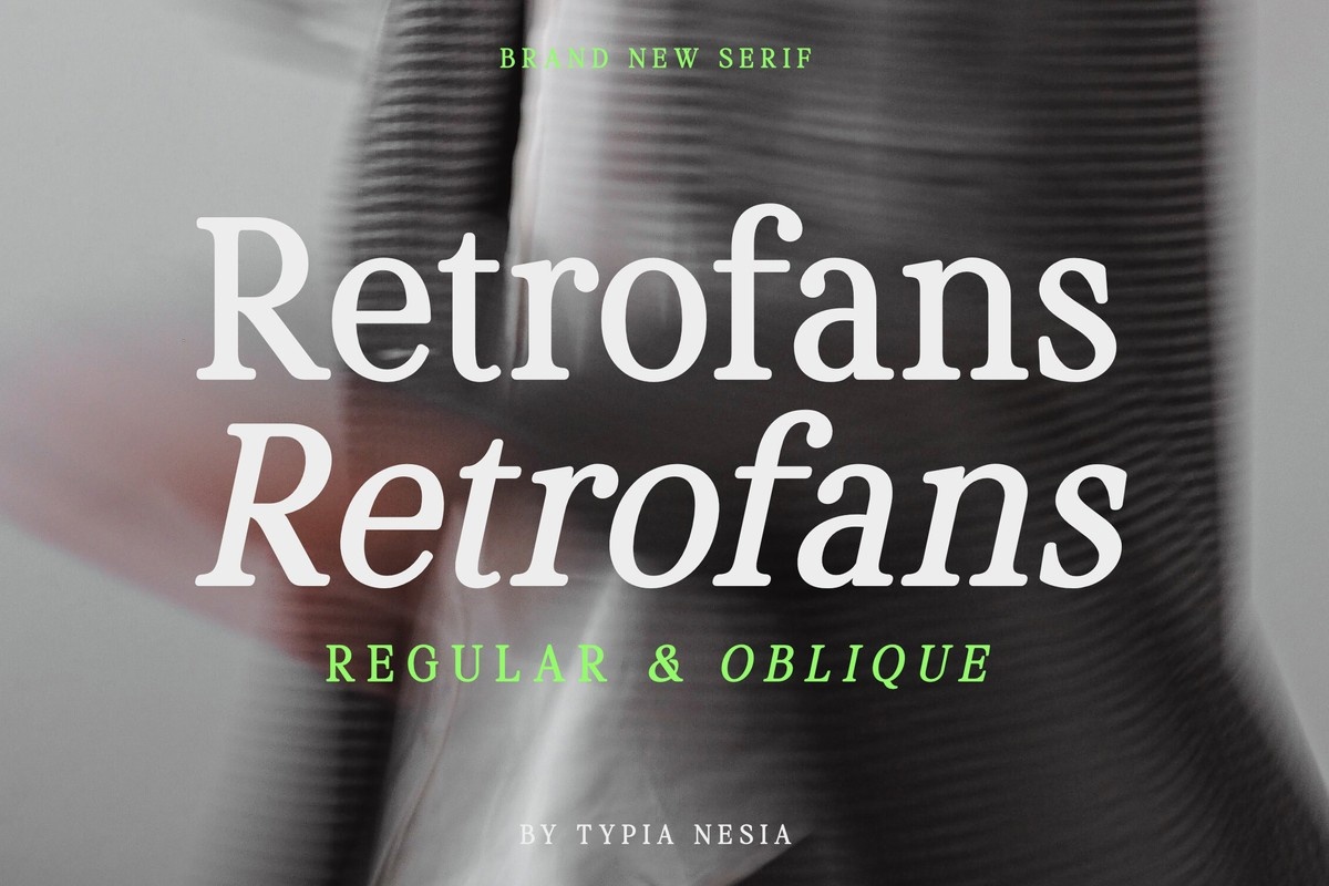 Шрифт Retrofans