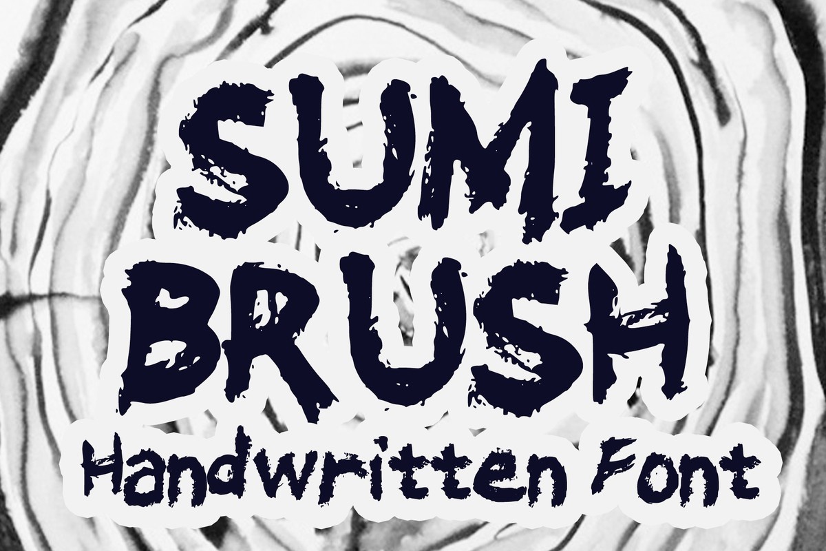 Шрифт Sumi Brush