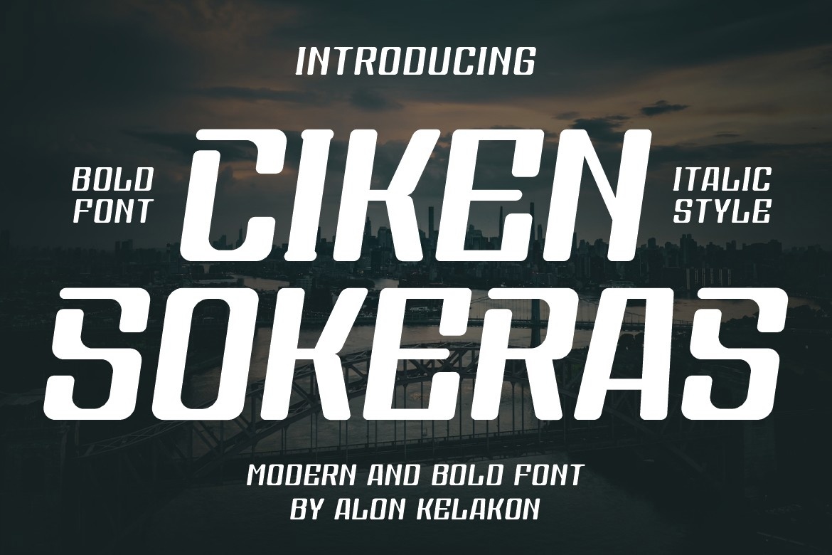 Шрифт Ciken Sokeras