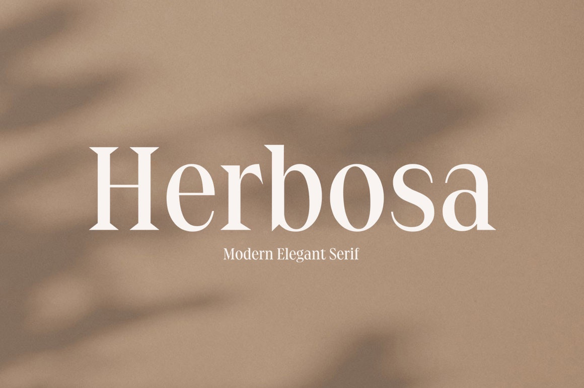 Шрифт Herbosa