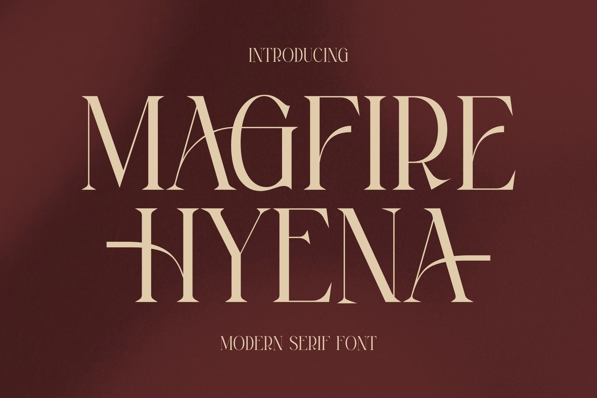 Шрифт Magfire Hyena