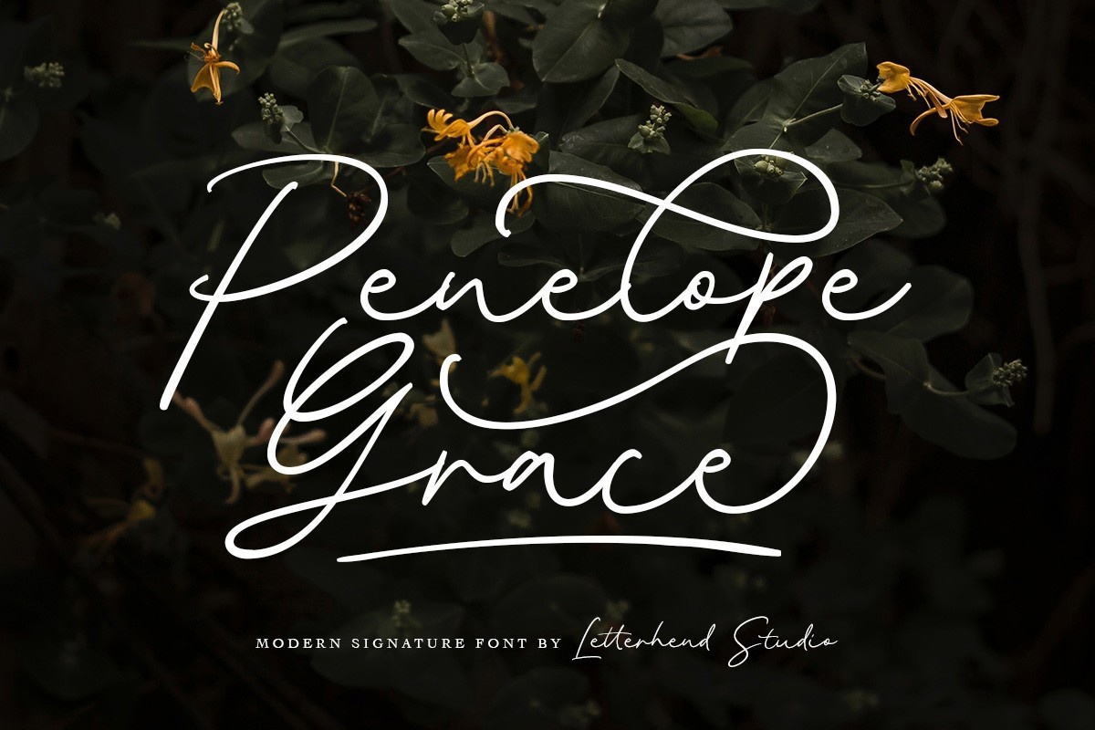 Шрифт Penelope Grace