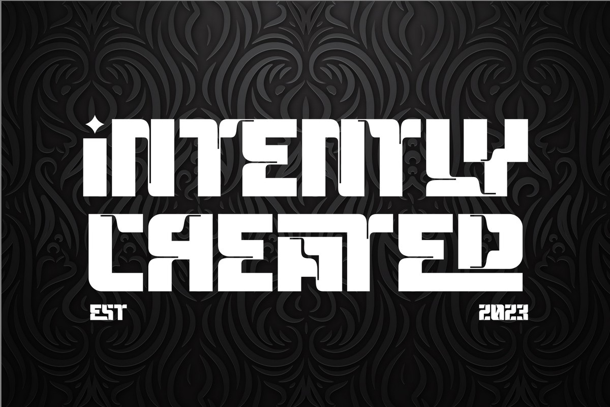 Шрифт Intently Created