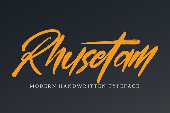 Шрифт Rhusetam