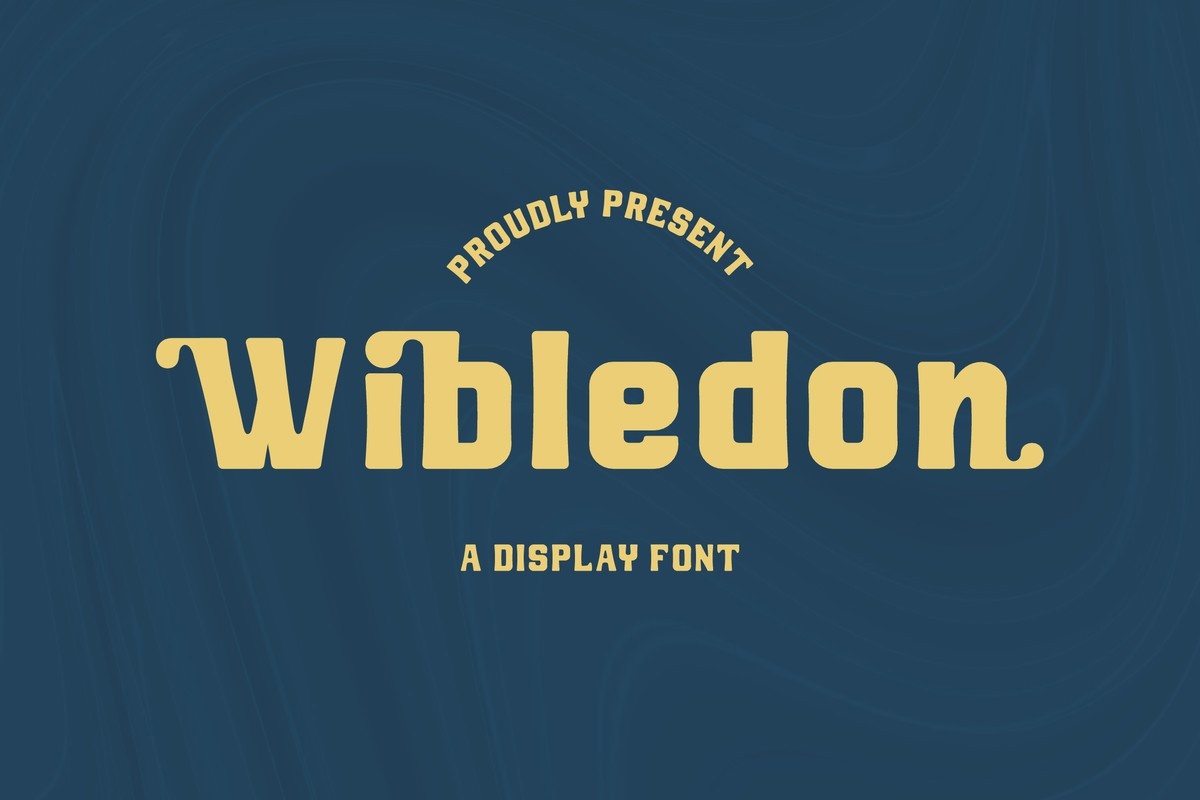 Шрифт Wibledon