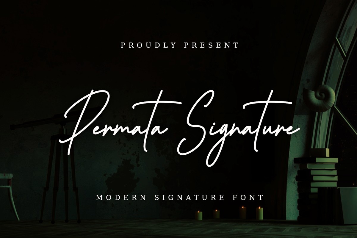 Шрифт Permata Signature