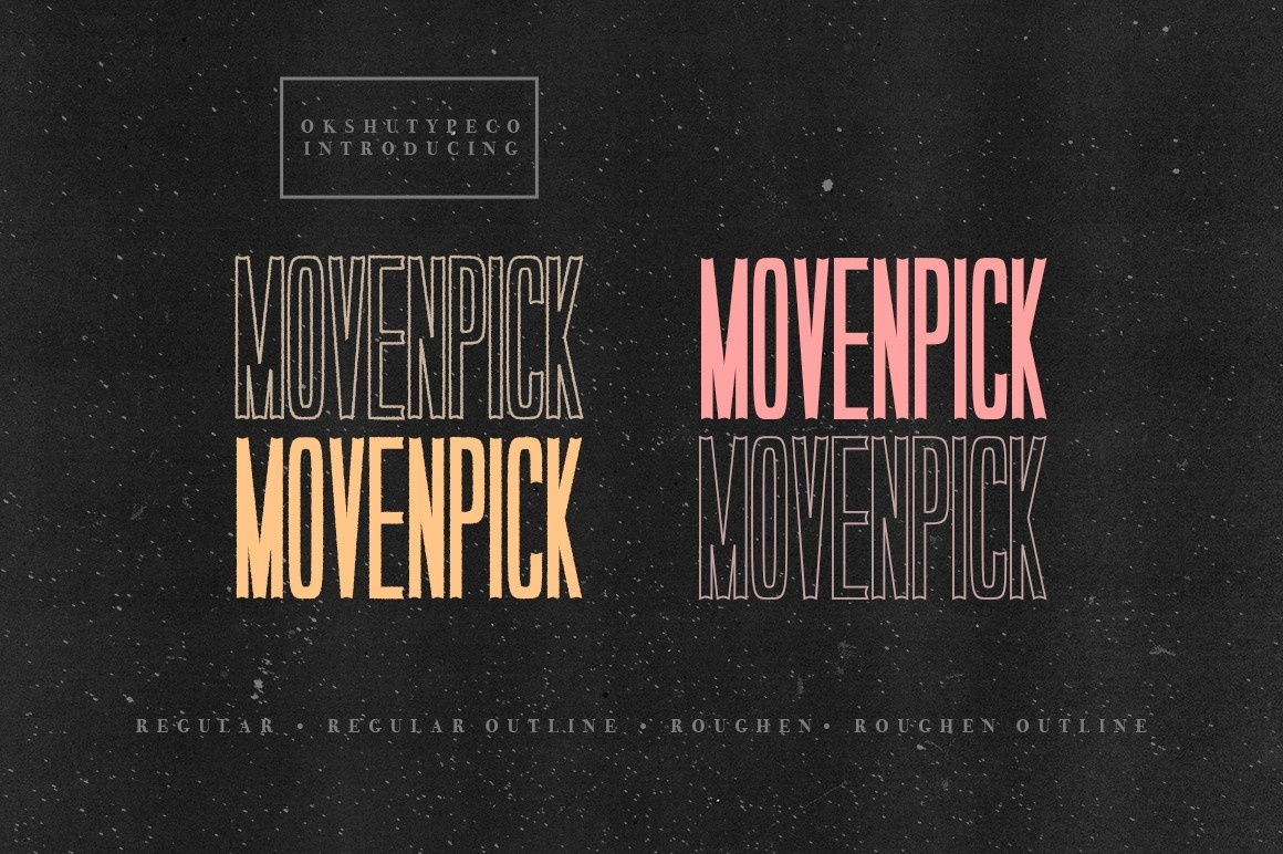 Шрифт Movenpick