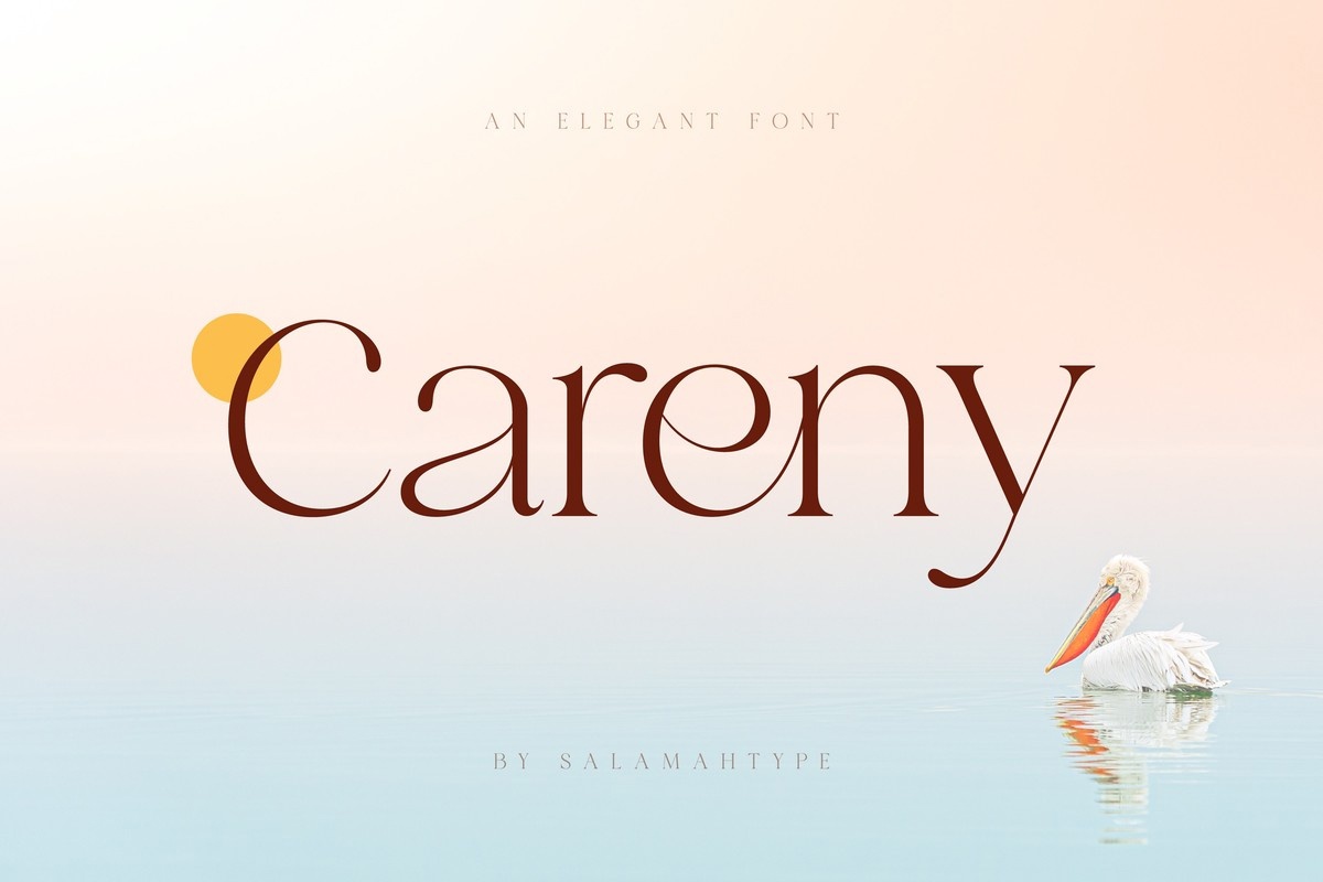 Шрифт Careny