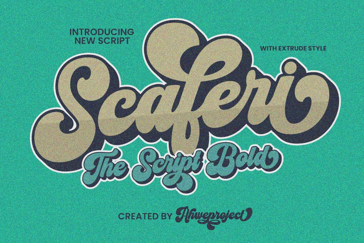 Шрифт Scaferi