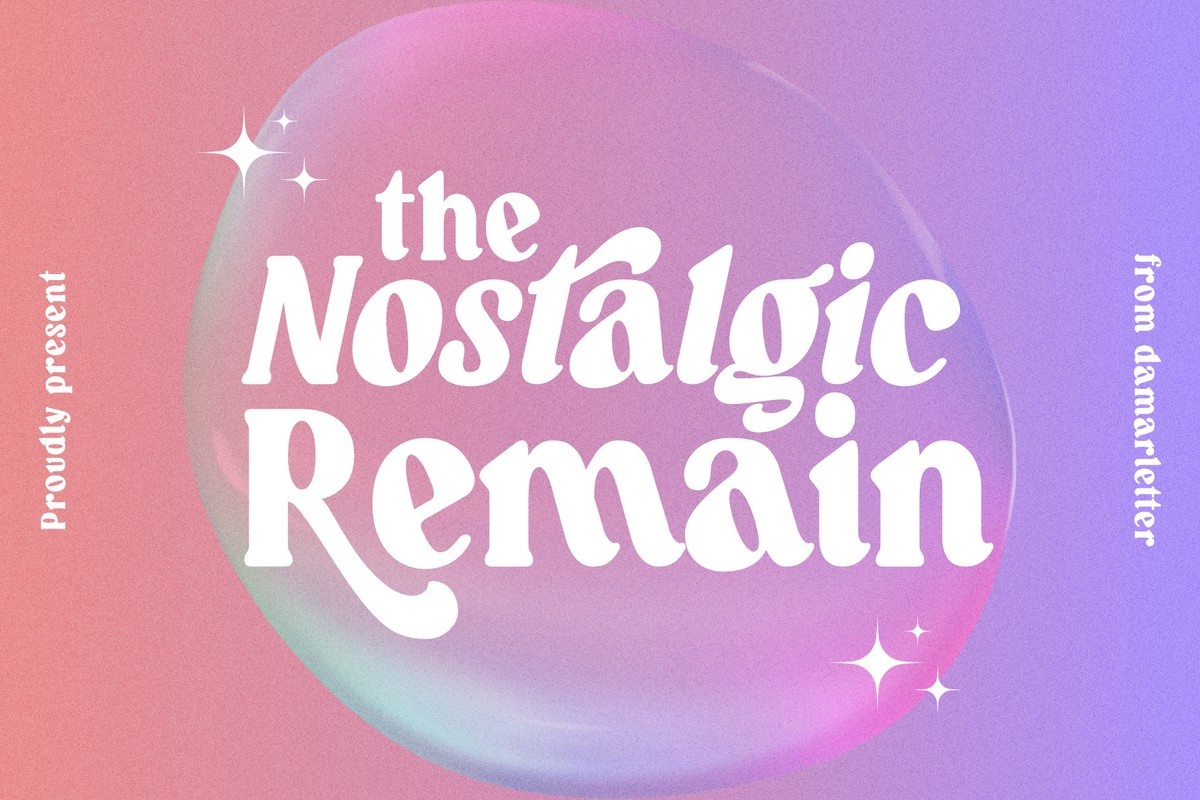 Шрифт The Nostalgic Remain