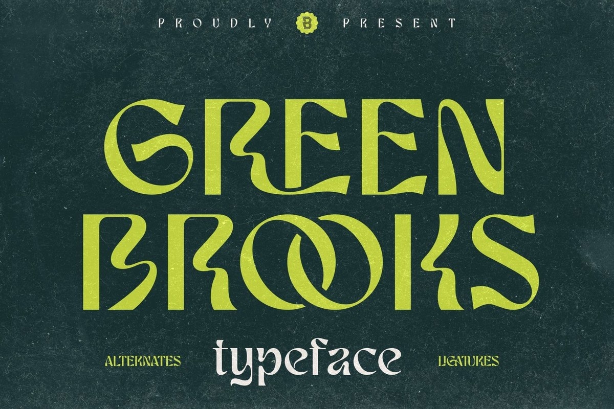 Шрифт Green Brooks