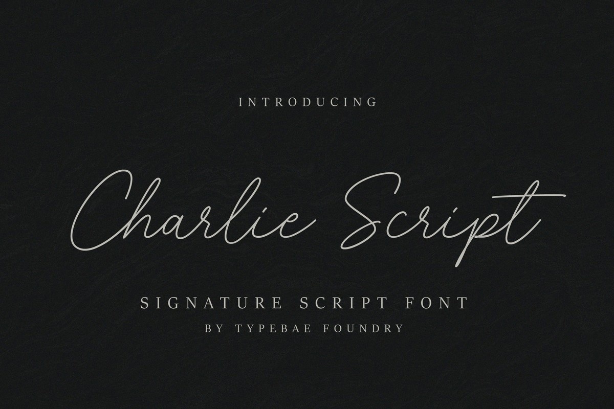 Шрифт Charlie Script