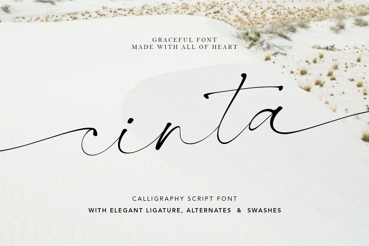 Шрифт Cinta Wedding