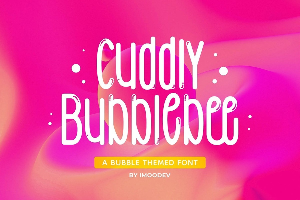 Шрифт Cuddly Bubblebee