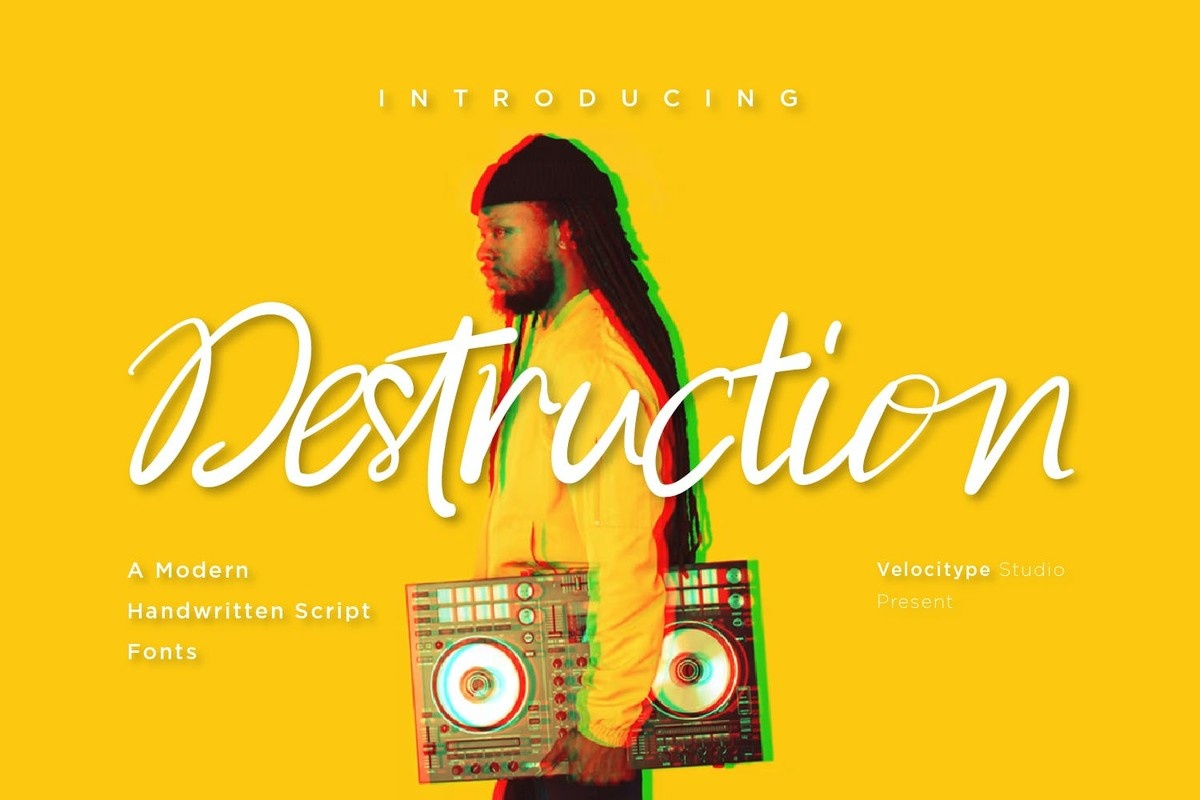 Шрифт Distortion