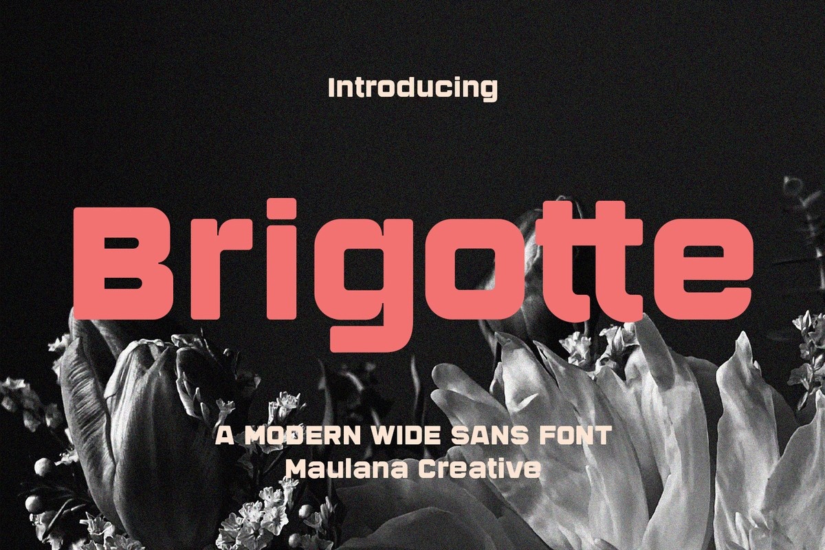 Шрифт Brigotte