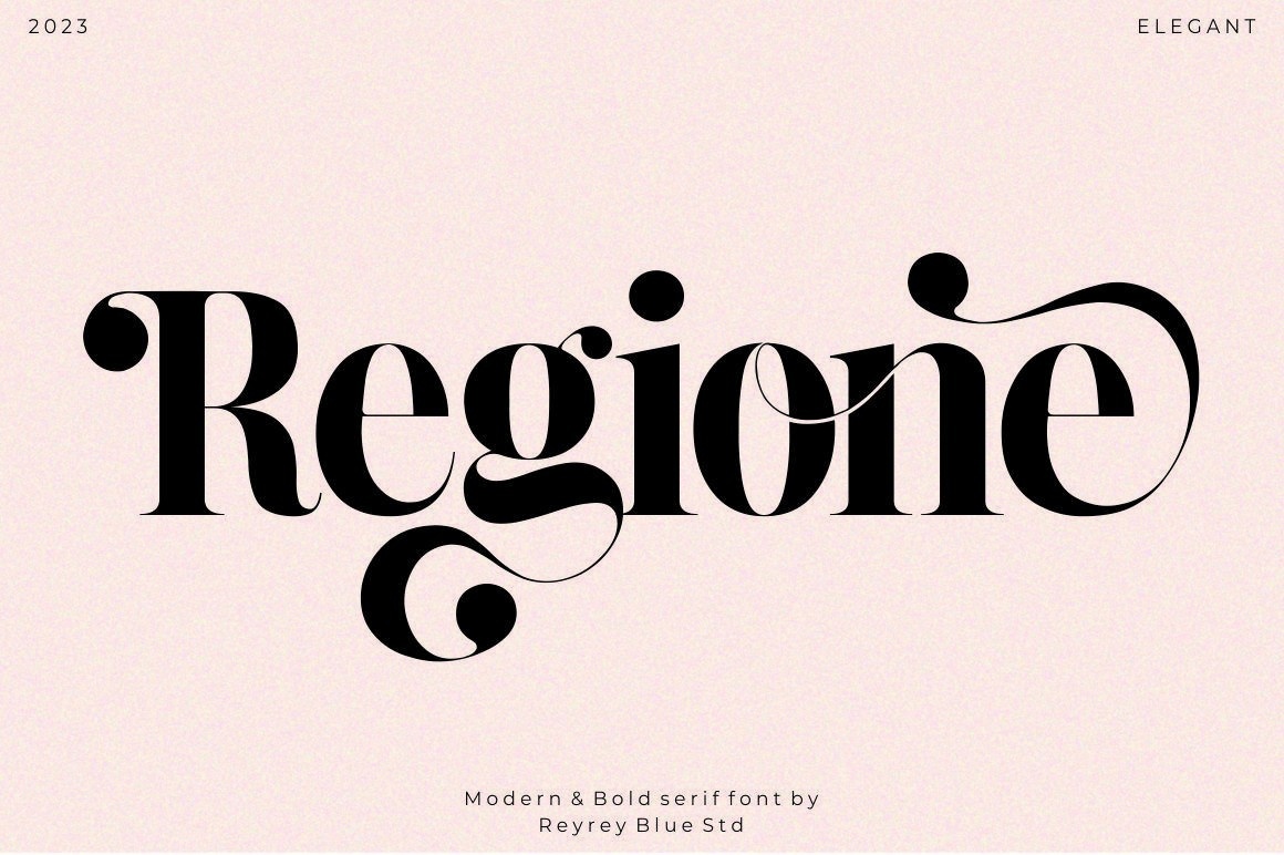 Шрифт Regione