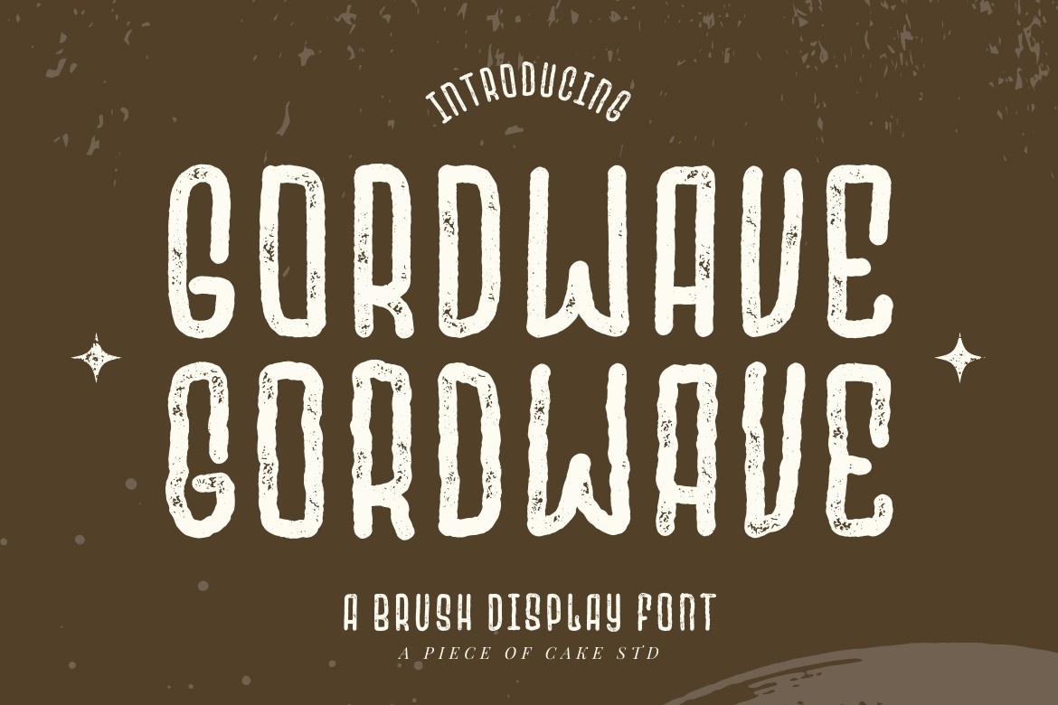 Шрифт Gordwave