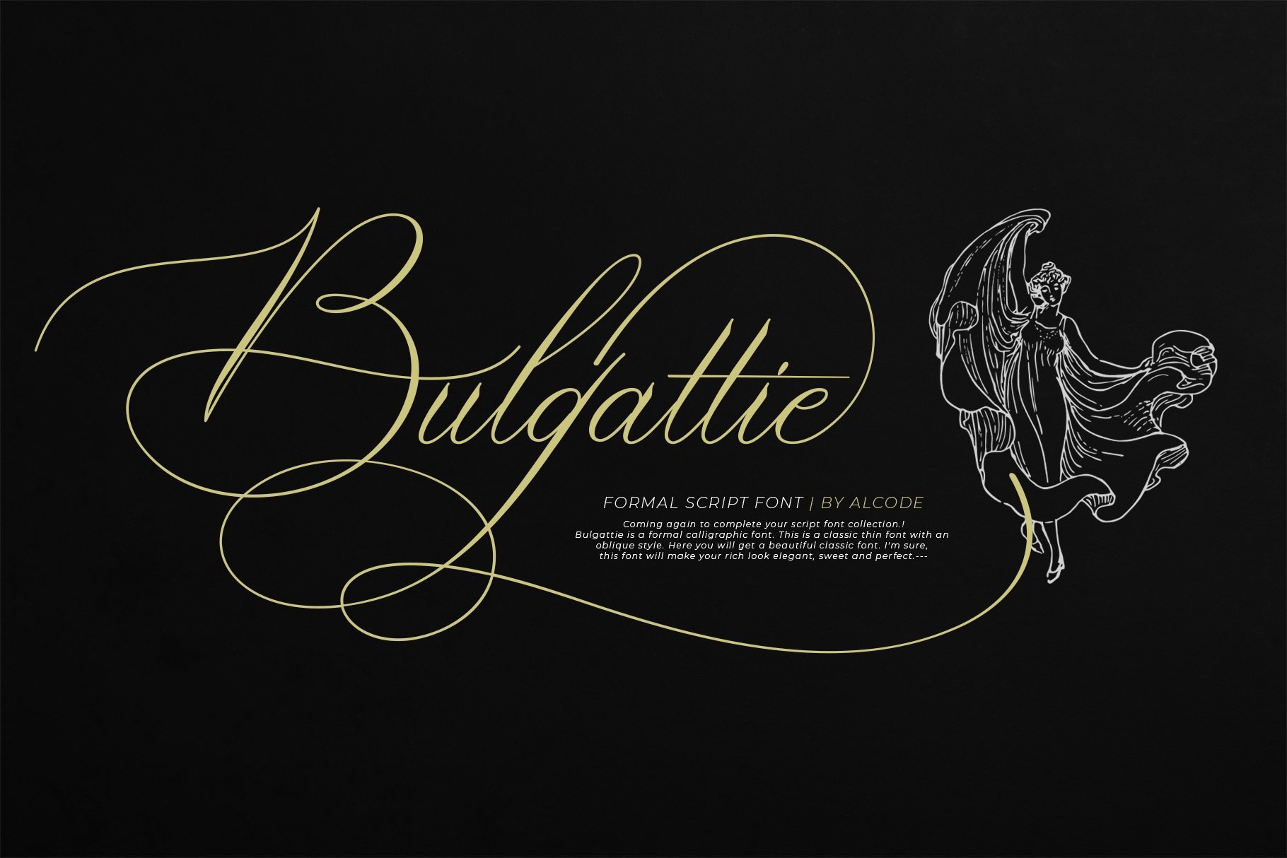 Шрифт Bulgattie