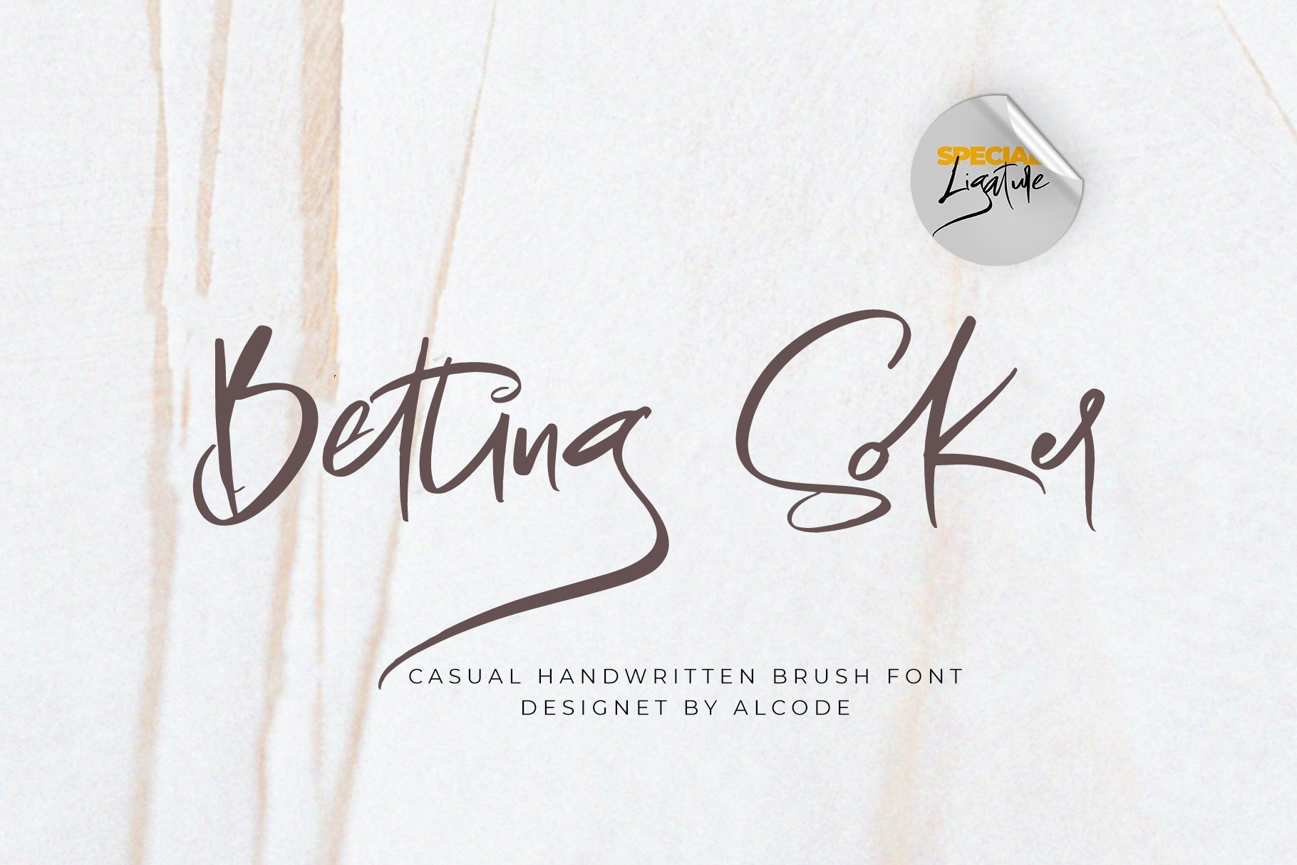 Шрифт Betting Soker