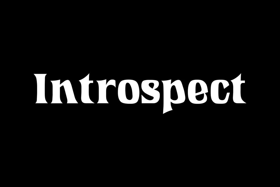 Шрифт URW Introspect