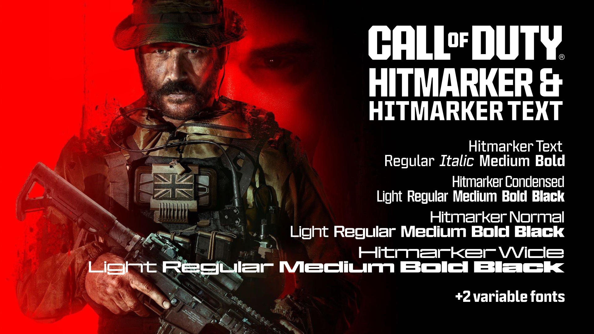 Шрифт Hitmarker