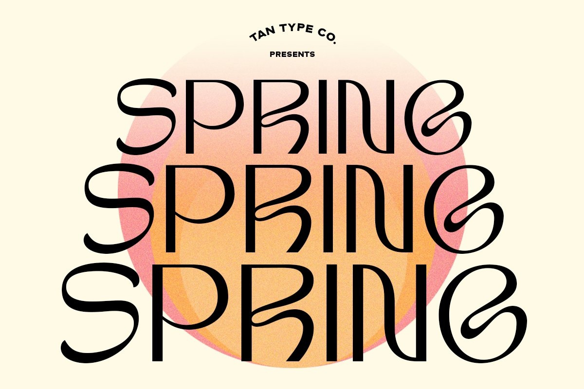 Шрифт TAN-SPRING