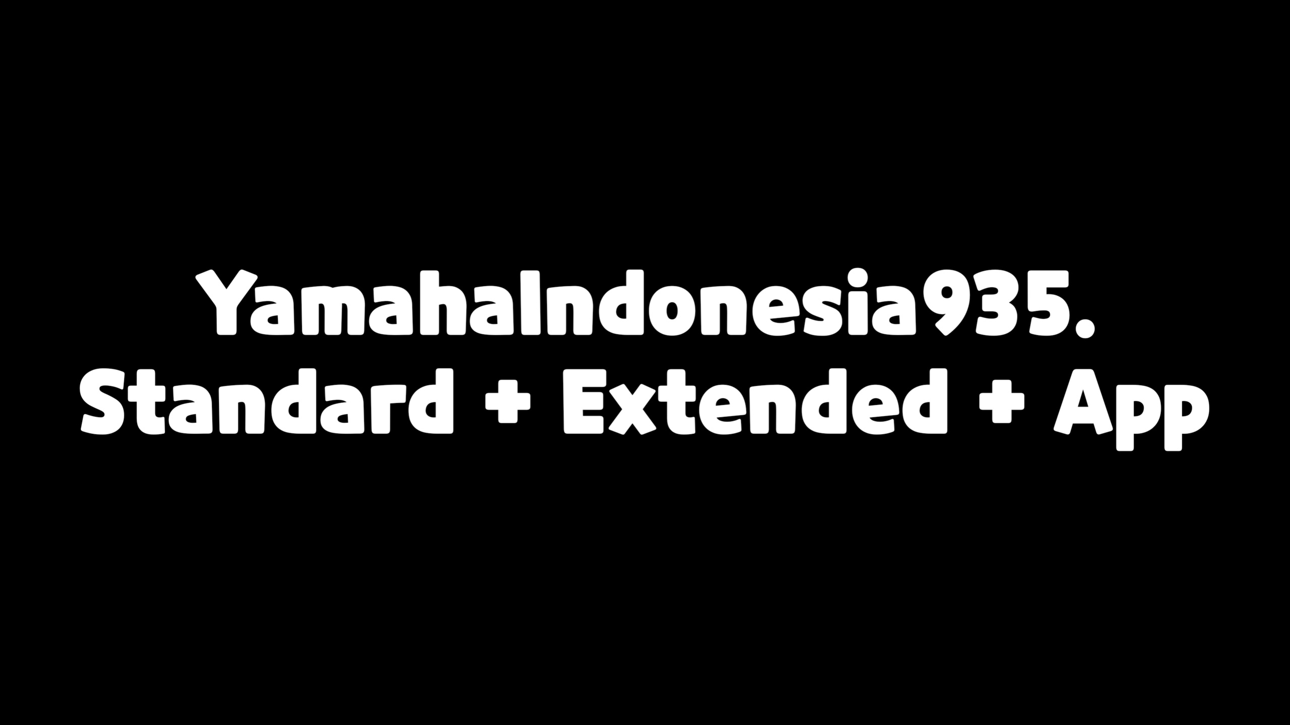 Шрифт YAMAHAINDONESIA 935
