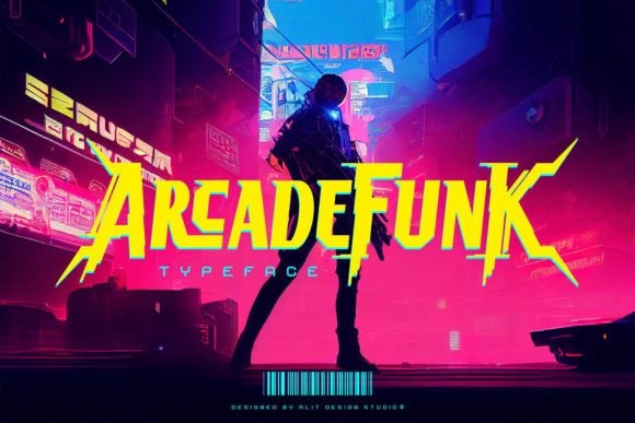 Шрифт Arcade Funk