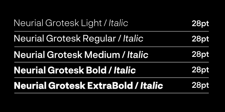 Neurial Grotesk