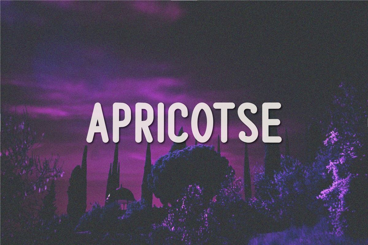 Шрифт Apricotse