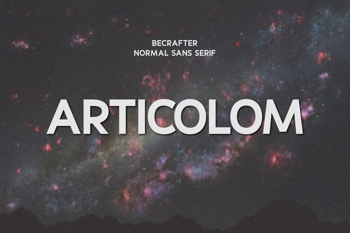 Шрифт Articolom