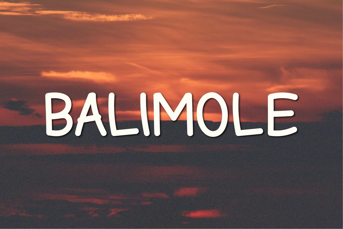 Шрифт Balimole
