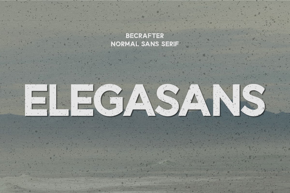 Шрифт Elegasans