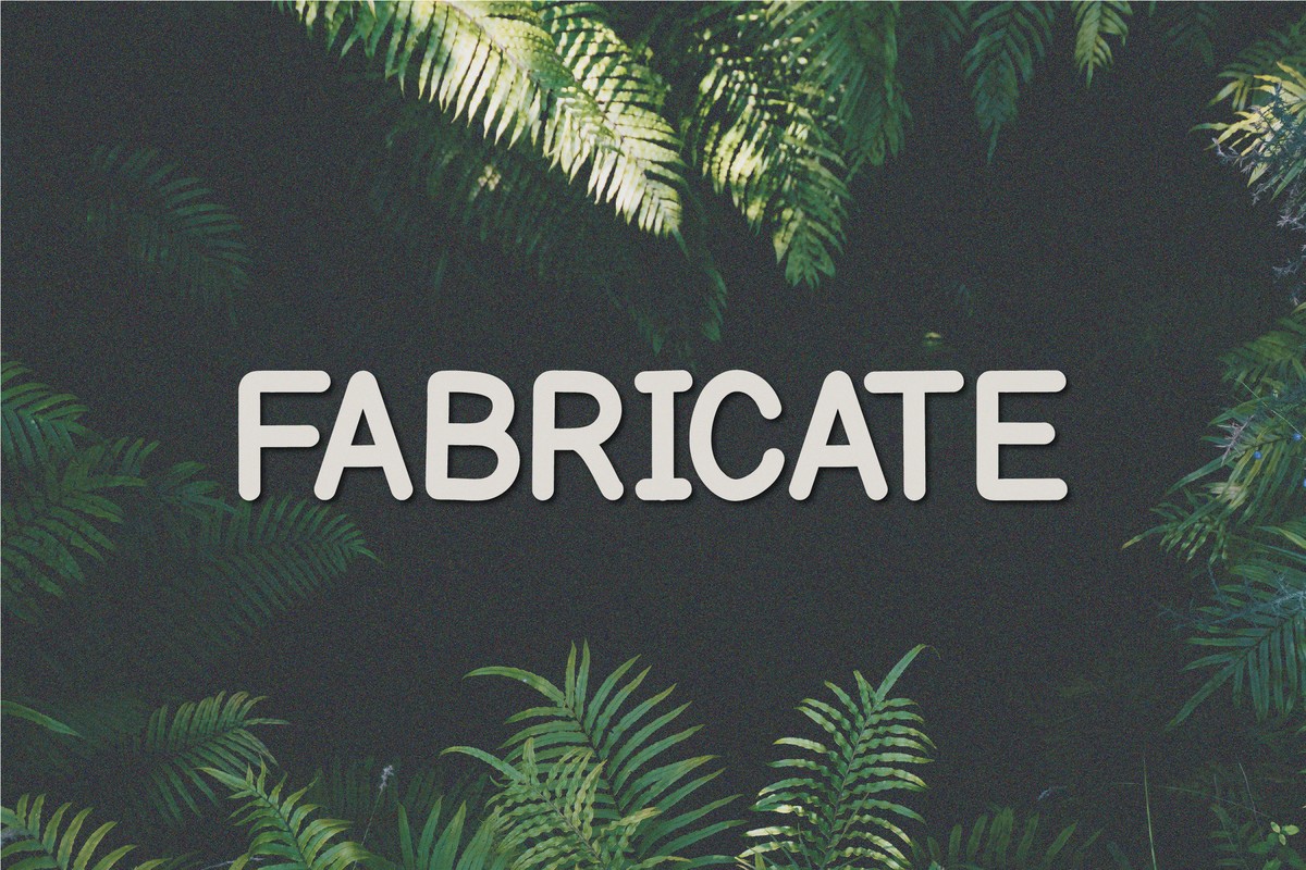 Шрифт Fabricate
