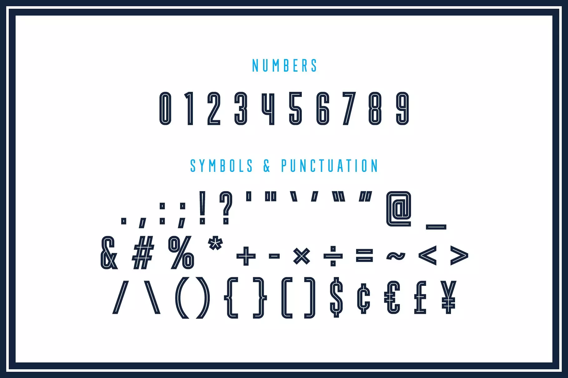 Шрифт Jersey 20