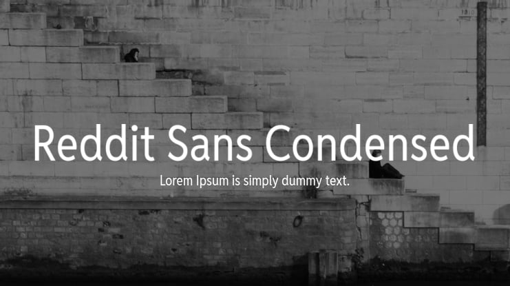 Шрифт Reddit Sans Condensed