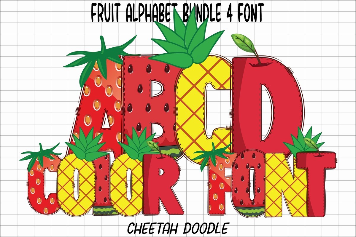 Шрифт Fruit Alphabet