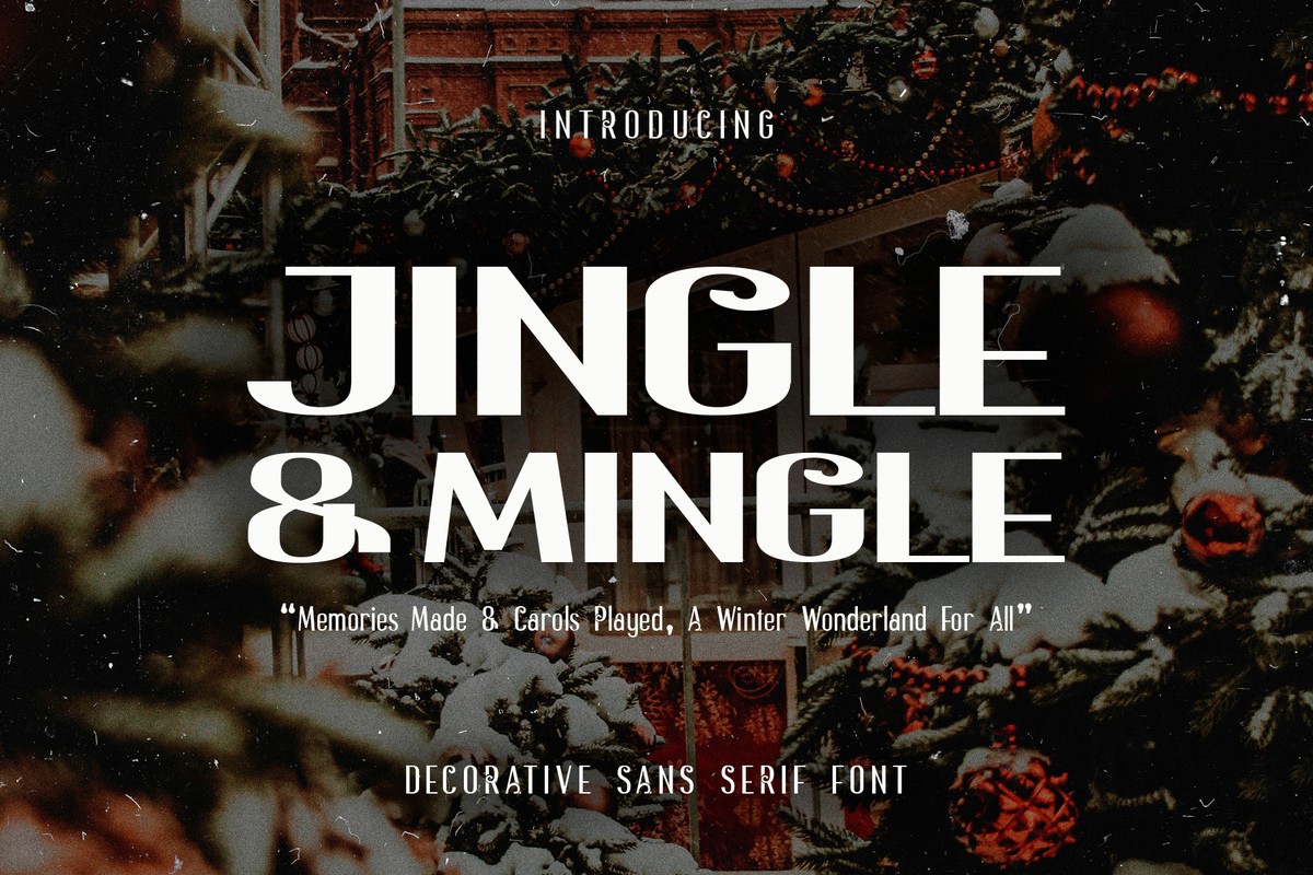 Шрифт CF Jingle & Mingle