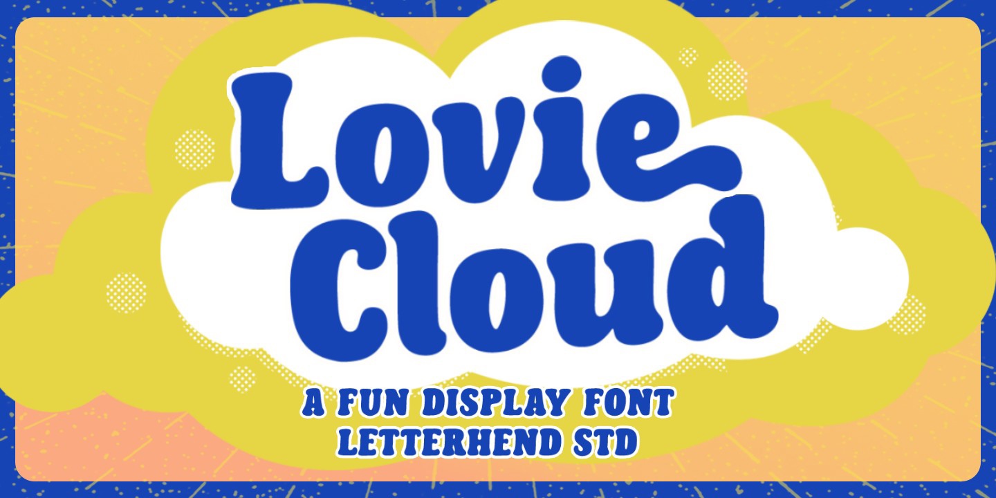 Шрифт Lovie Cloud